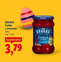 Lidl Ćwikła z chrzanem Krakus oferta