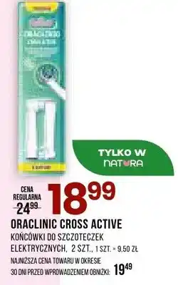 Drogerie Natura Końcówki do szczoteczki elektrycznej cross active oferta