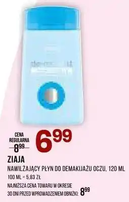 Drogerie Natura Płyn Ziaja nawilżający płyn do demakijażu oczu oferta