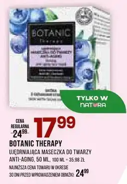 Drogerie Natura Maseczka Botanic Therapy ujędniająca do twarzy anti-aging oferta