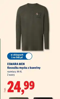 Lidl Koszulka męska Esmara oferta