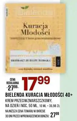 Drogerie Natura Krem Bielenda Kuracja Młodości 40+ przeciwzmarszczkowy na dzień i noc oferta