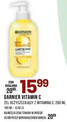 Drogerie Natura Żel Garnier Vitamin C oczyszczający z witaminą C oferta