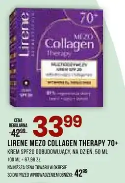 Drogerie Natura Krem Lirene Mezo Collagen Therapy 70+ sprzyjający budująco oferta