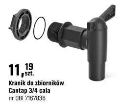 OBI Kranik do zbiorników Cantap 3/4 cala oferta