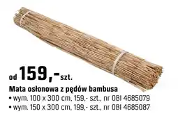 OBI Mata osłonowa z pędów bambusa oferta
