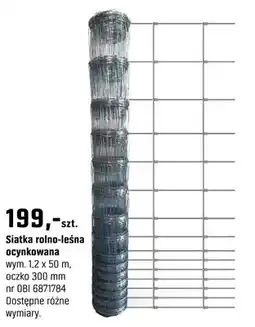 OBI Siatka rolna-leśna ocynkowana oferta