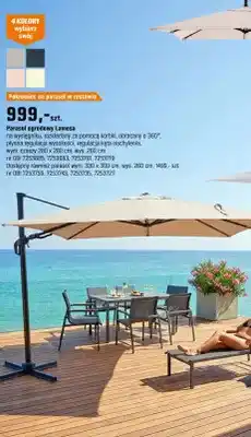 OBI Parasol ogrodowy Lamesa oferta