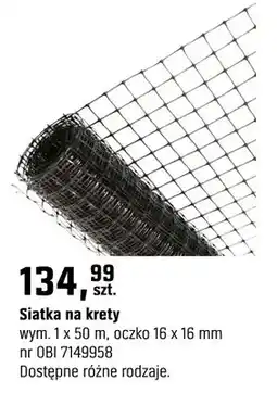 OBI Siatka na krety oferta