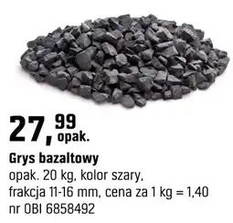 OBI Grys bazaltowy oferta