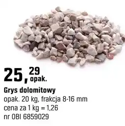 OBI Grys dolomitowy frakcja 8-16mm oferta