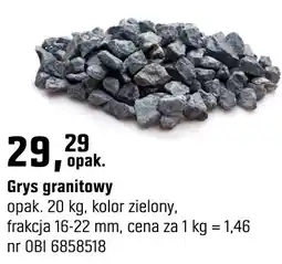 OBI Grys granitowy kolor zielony oferta