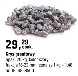 OBI Grys granitowy kolor szary oferta