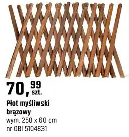 OBI Płot myśliwski brązowy oferta