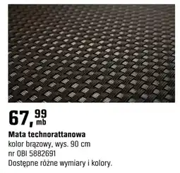 OBI Mata technorattanowa oferta