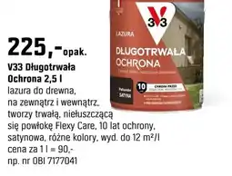 OBI V33 Długotrwała Ochrona lazura do drewna oferta