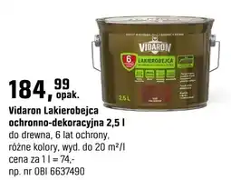 OBI Vidaron Lakierobejca ochronno-dekoracyjna oferta