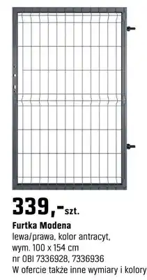 OBI Furtka Modena oferta