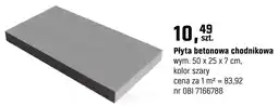 OBI Płyta betonowa chodnikowa oferta