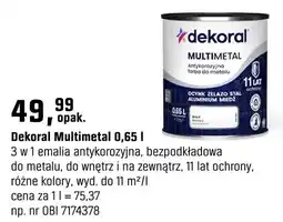OBI Dekoral Multimetal emalia antykorozyjna oferta