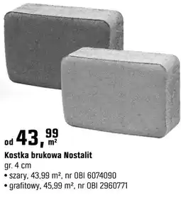 OBI Kostka brukowa Nostalit oferta