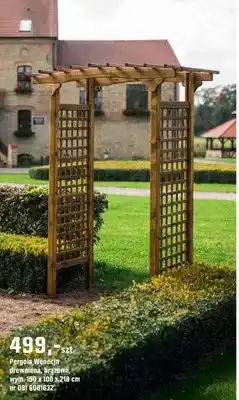 OBI Pergola Wenecja drewniana, brązowa oferta