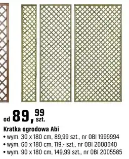 OBI Kratka ogrodowa Abi oferta