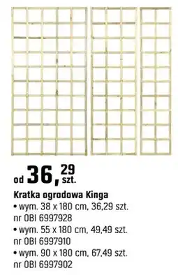 OBI Kratka ogrodowa Kinga oferta