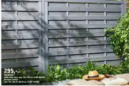 OBI Płot Milano pełny, kolor szary 180 x 180 cm oferta