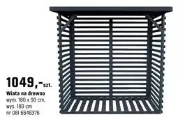 OBI Wiata na drewno oferta