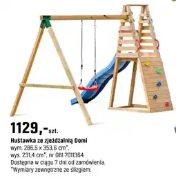 OBI Huśtawka ze zjeżdżalnią Domi oferta
