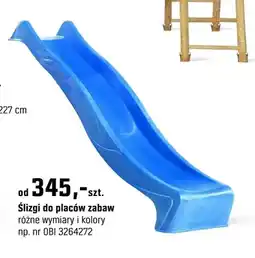 OBI Ślizgi do placów zabaw oferta