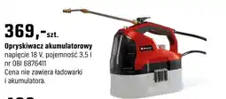 OBI Opryskiwacz akumulatorowy oferta