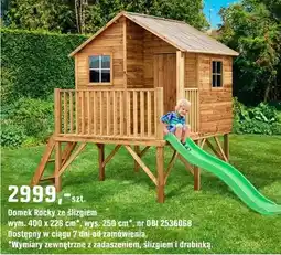 OBI Domek Rocky ze ślizgiem oferta