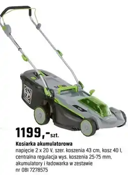 OBI Kosiarka akumulatorowa oferta