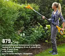 OBI Zestaw pilarka/nożyce akumulatorowe na wysięgniku oferta