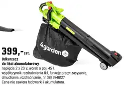 OBI Odkurzacz do liści akumulatorowy oferta