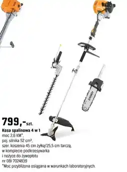 OBI Kosa spalinowa 4 w 1 oferta