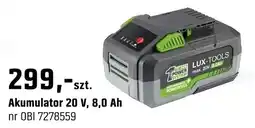 OBI Akumulator 20 V, 8,0 Ah oferta
