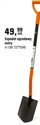 OBI Szpadel ogrodowy ostry oferta