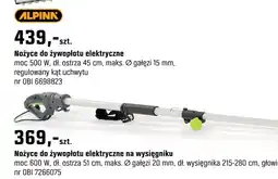 OBI Nożyce do żywopłotu elektryczne na wysięgniku oferta