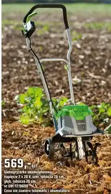 OBI Glebogryzarka akumulatorowa napięcie 2 x 20 V oferta