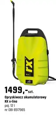 OBI Opryskiwacz akumulatorowy RX x-line oferta