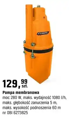 OBI Pompa membranowa oferta