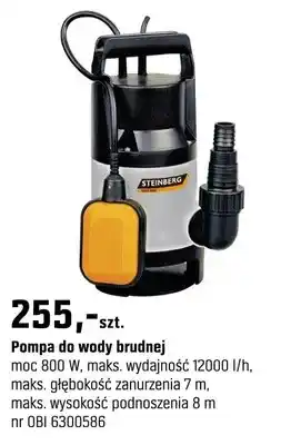 OBI Pompa do wody brudnej oferta