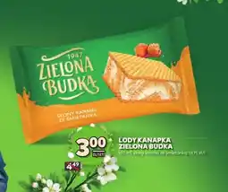 Stokrotka Lody kanapka słony karmel ze śmietanką Zielona Budka oferta