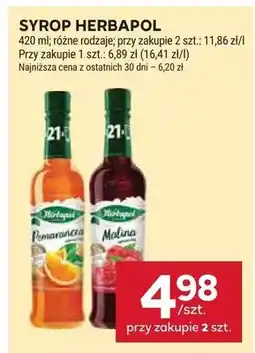 Stokrotka Syrop herbapol pomarańczowy, malinowy oferta