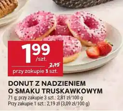 Stokrotka Donut z nadzieniem o smaku truskawkowym oferta