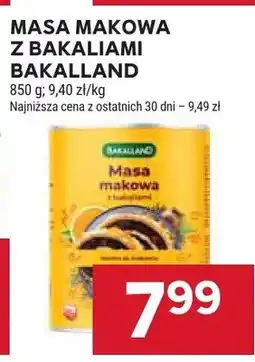 Stokrotka Masa makowa z bakaliami Bakalland oferta