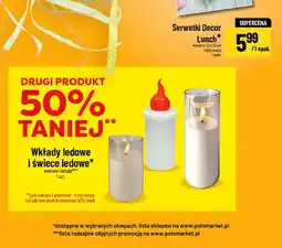 Polomarket Serwetki decor lunch wymiary 33 x 33 cm różne wzory oferta